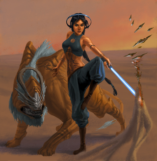Jedi Jasmine and Alien Rajah